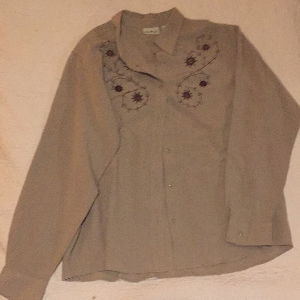 Embroidered top